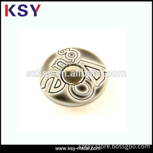 fashion cheap custom metal button for craft